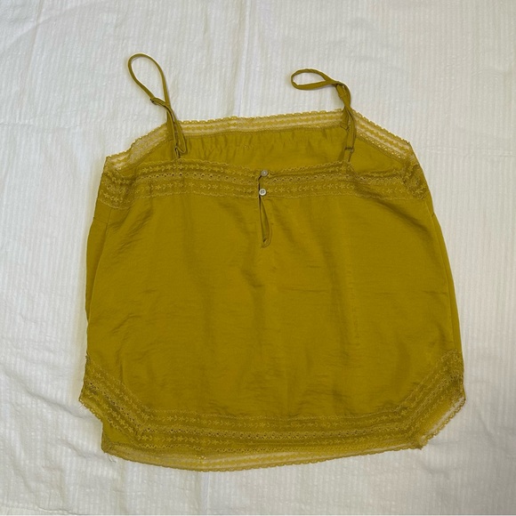 Abercrombie Square Neck Lace Silk Cami - Picture 5 of 9